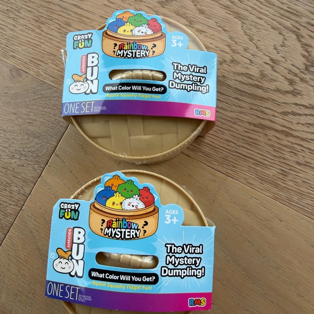 Rainbow Mystery Dumpling Squishy! Set of 2 New Sealed! VIRAL - Picture 3 of 3